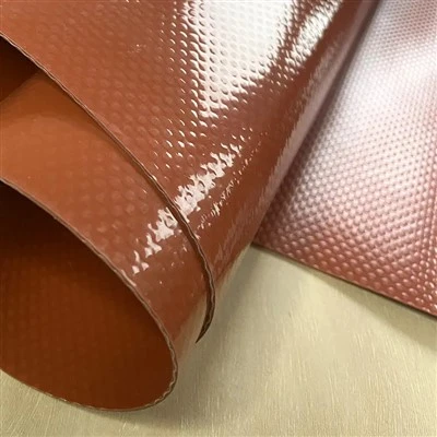 Rjava platnena ponjava s PVC prevleko